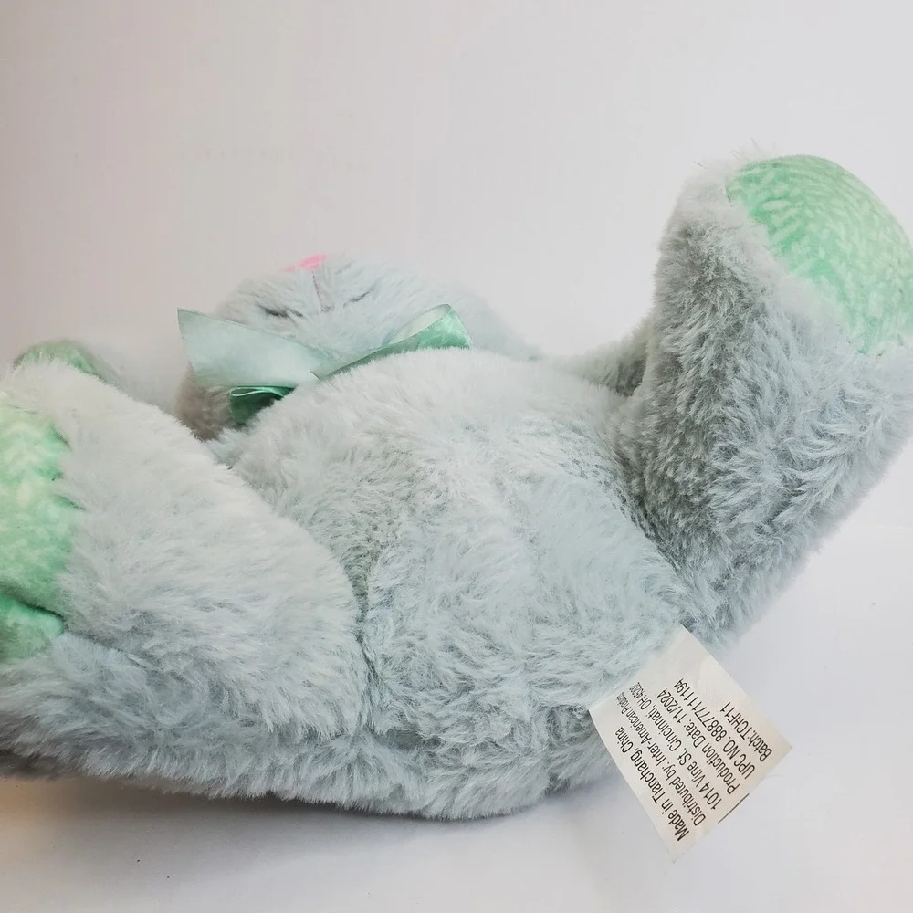 Inter-American Products Mint Green Easter Bunny Rabbit‎ Plush 12